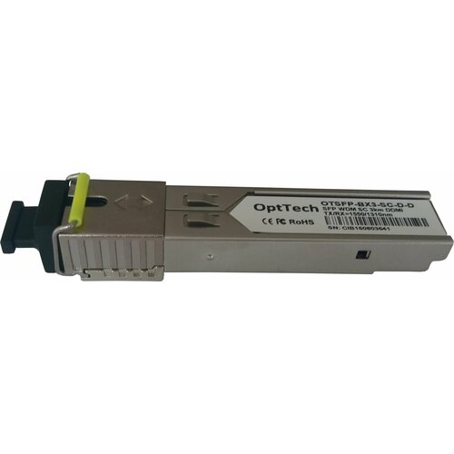 Трансивер модуль SFP WDM TXRX 15501310nm SC 3km DDMI OTSFP-BX3-SC-D-D 520₽