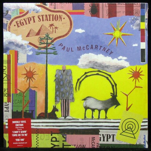 Виниловая пластинка Capitol Paul McCartney – Egypt Station (2LP) виниловая пластинка paul mccartney egypt station deluxe 12 double disk ltd ed