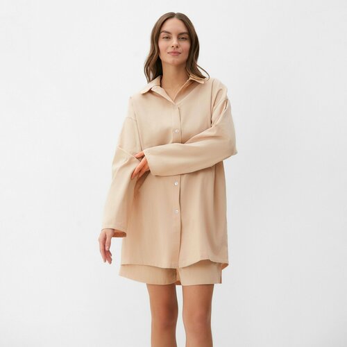 фото Комплект kaftan, размер 40/42, бежевый