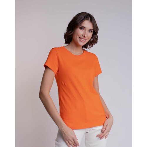 фото Футболка uzcotton, размер 40-42\xs, оранжевый