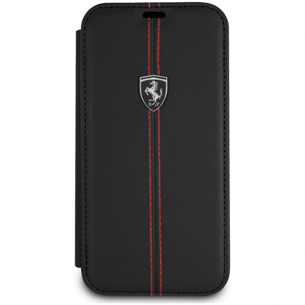 Чехол-книжка CG Mobile Ferrari Heritage W Booktype Leather для iPhone X/XS, цвет Черный (FEHDEFLBKPXBK)