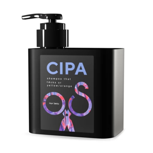 Шампунь нейтрализующий теплые оттенки для волос CIPA, 500мл Hair Sekta