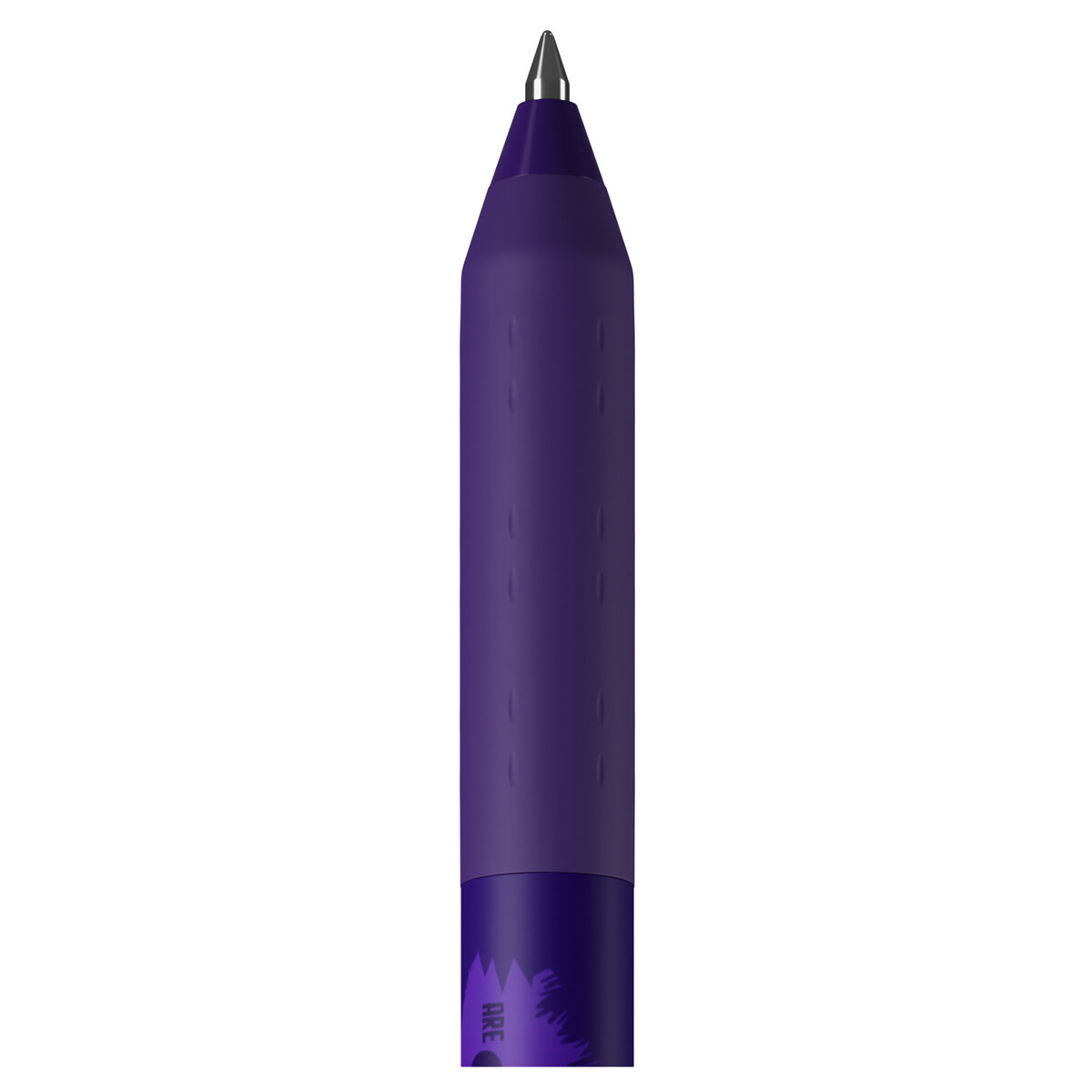 Ручка шариковая автоматическая Berlingo "Scenic" синяя, 0,7мм, грип, рисунок на корпусе, soft-touch, 6шт, пластиковый пенал