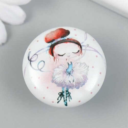 Ручка для шкатулки керамика металл Балерина 38х38х28 см 650₽