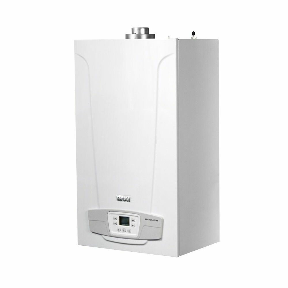 Котел газовый BAXI ECO LIFE 24F настен 24 кВт двухконтурный с закрыт. кам. сгор.