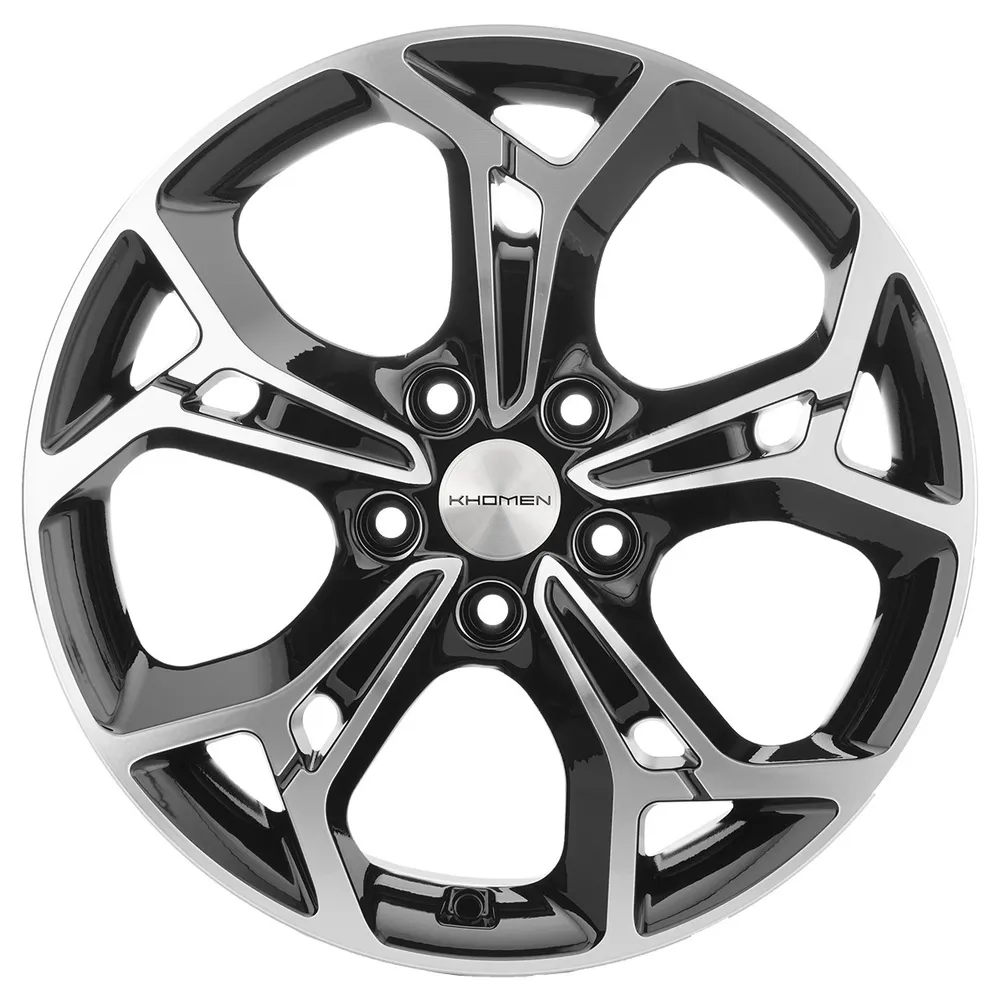 Диск 17 Khomen KHW1702 17 HAVAL JOLION 7.0*17 5*114.3 ET37 В66.5 BLACK-FP