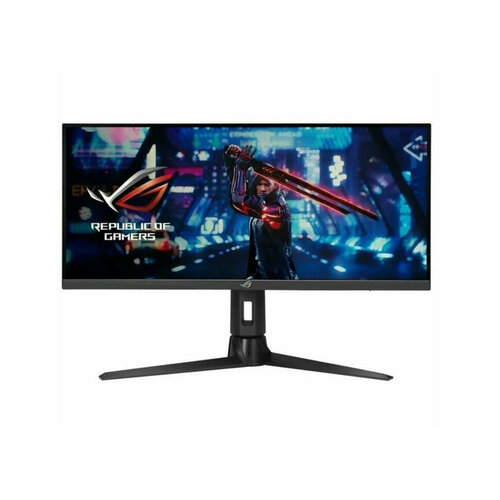 Монитор ASUS ROG Strix XG309CM черный монитор asus 29 5 rog strix xg309cm ips 2560x1080 220hz freesync premium 300cd m2 21 9