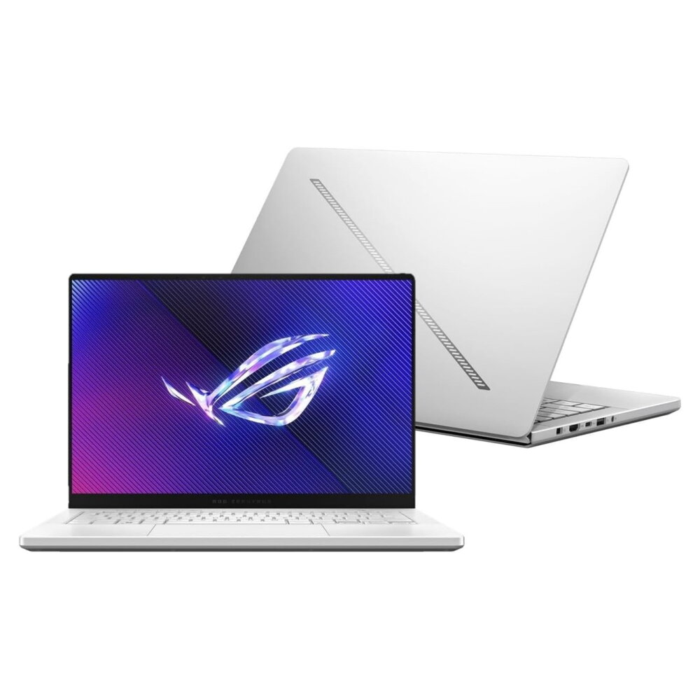 Ноутбук Asus ROG zephyrus G14 2024, R9-8945HS, 2.8k, RTX4050, 16ГБ/1ТБ, Русская клавиатура, Белый