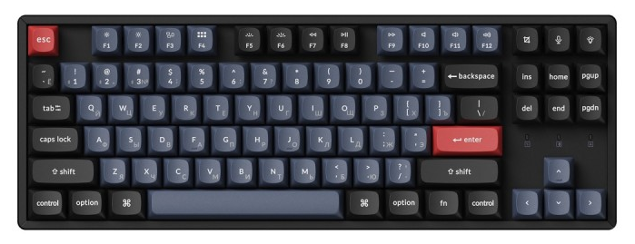 Клавиатура Keychron K8P-J2, Gateron G pro Mechanical Blue Switch, RGB - фото №14
