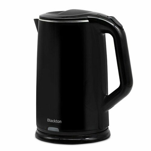 Чайник электрический Blackton Bt KT1710P, пластик, 1.8 л, 1500 Вт, чёрный чайник blackton bt kt1804s чёрный стальной