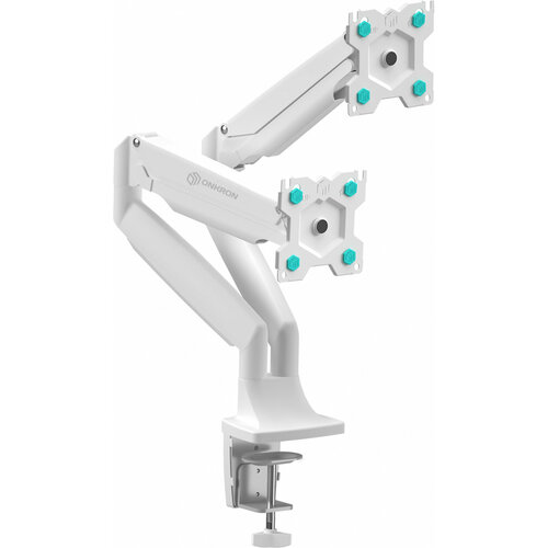 Кронштейн для мониторов Onkron G200 белый 13-32 макс18кг настольный поворот и наклон верт перемещ 14020₽