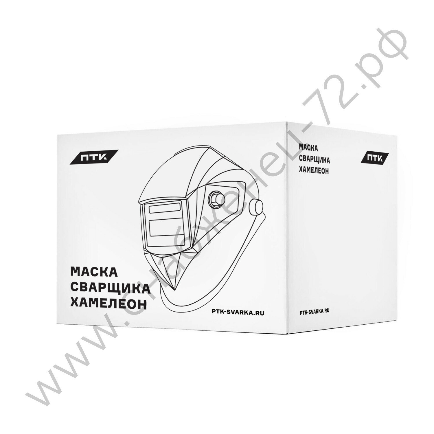 Маска сварщика хамелеон F10 (SK600 TC) чёрная Птк - фото №7