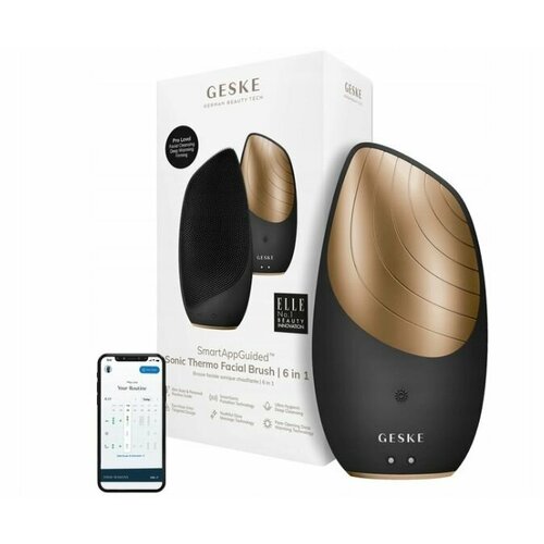 Ультразвуковая щетка для чистки лица Geske 6 в 1 черный 1392400₽