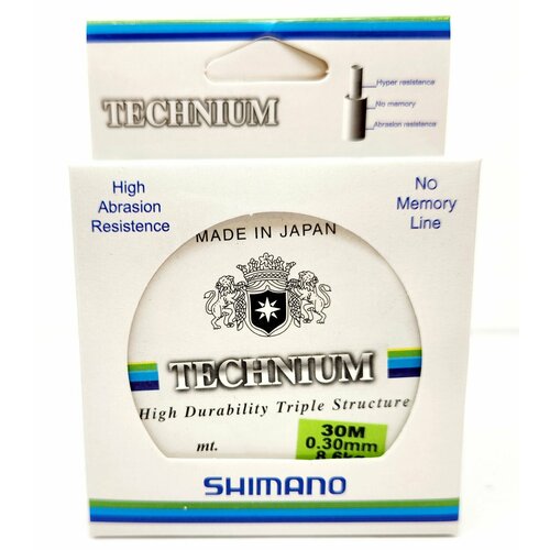 леска shimano technium 0 35 мм 12 4 кг 100 м Леска SHIMANO technium 0.30 мм. 8.60 кг. 30 м. зимняя