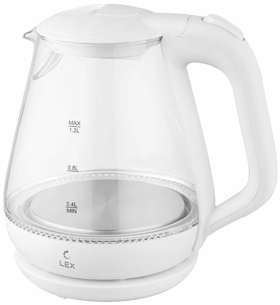 Чайник электрический LEX LXК 30010-1, белый