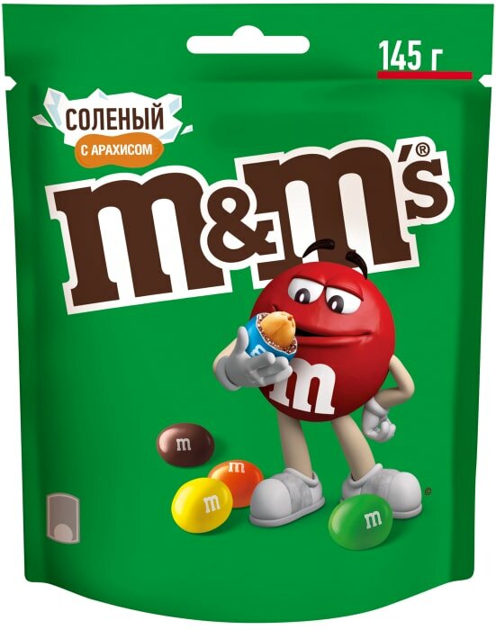 Драже M&Ms соленый с арахисом 145г