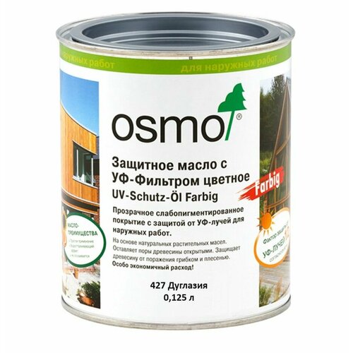 Защитное масло с УФ-фильтром цветное 427 Дуглазия OSMO 125мл