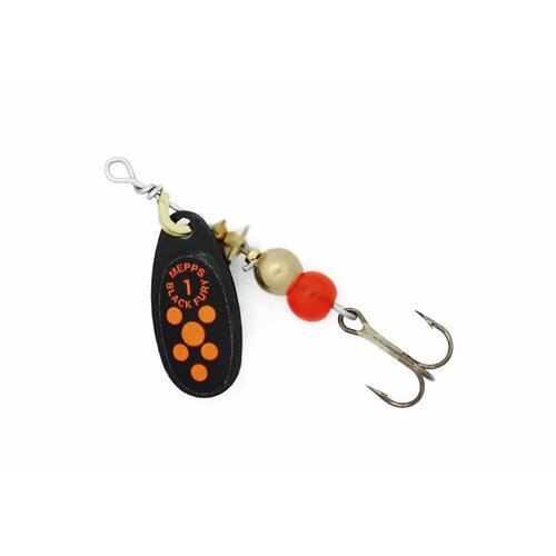 Блесна вращающаяся Mepps COMET BLACK FURY AG/OR № 3 (6.5гр) Fluo