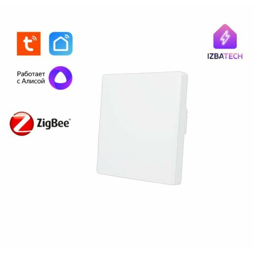 Новый Умный сенсорный терморегулятор для тёплых полов Zigbee с Алисой для умного дома в новом дизайне белого цвета термостат на 16А с ЖК экраном