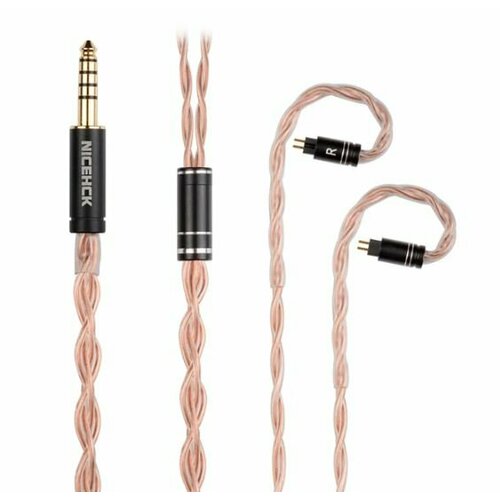 Кабель для наушников NiceHCK GCT5, 4,4 мм, 0.78 2Pin