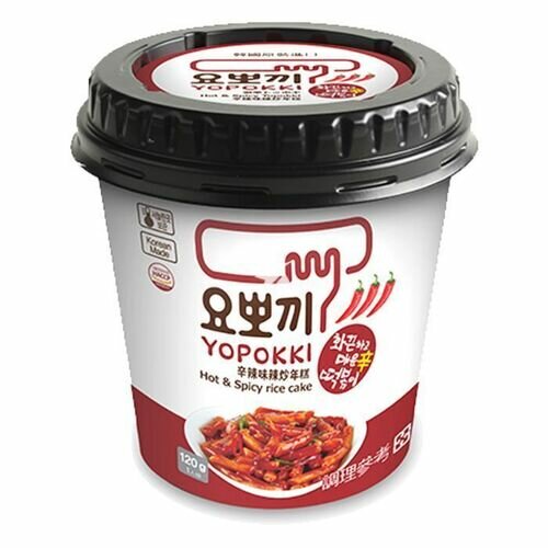 Рисовые клецки Yopokki Topokki Hot Spicy, 120 г