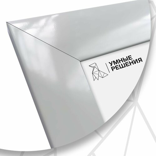 Рамка (фоторамка) багетная белая, профиль 50x70см для фото, картин, постеров, вышивки, алмазной мозаики, картин по номерам, декор на стену