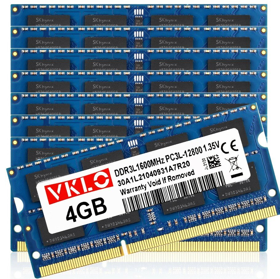 Оперативная память VKLO DDR3L 4 ГБ 1600 МГЦ SODIMM