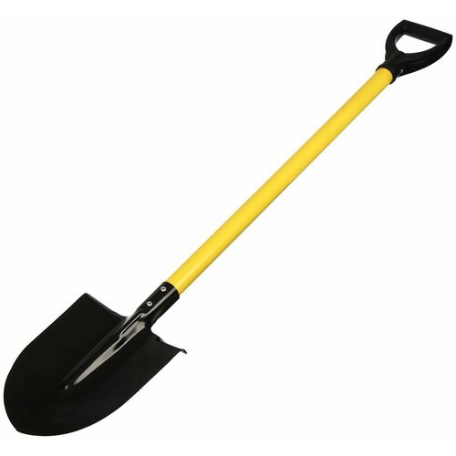 Лопата штыковая острая L 121 см металлический черенок с ручкой 1436₽