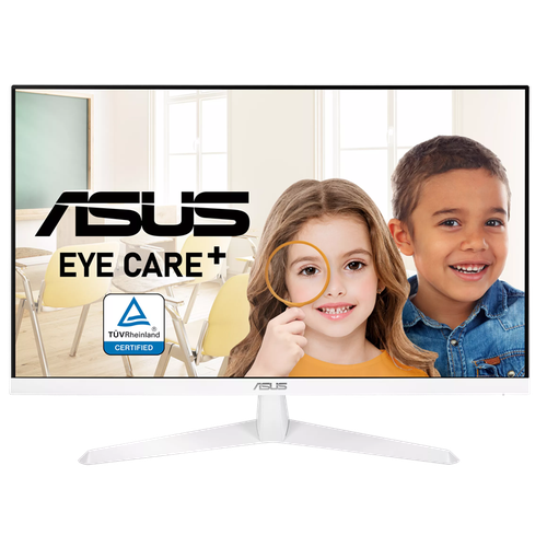 Монитор ASUS 27 VY279HE-W IPS LED, 1920x1080, 5ms, 250cd/m2, 178°/178°, 100Mln:1, 75Hz, FreeSync, HDMI, D-Sub, Speakers, Tilt, VESA, Black, 90LM0500-B01370 (VY279HE-W) монитор aoc 27 27v2q 1920x1080 ips wled 75гц 5ms freesync hdmi displayport