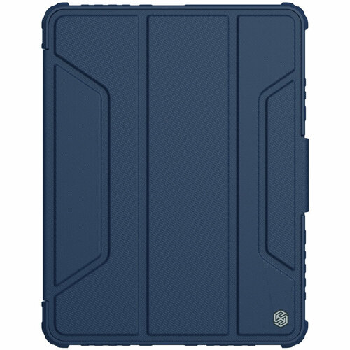 Чехол книжка Nillkin для планшета Apple iPad 7 10.2 (2019) / iPad 8 10.2 (2020) / iPad 9 10.2 (2021) Bumper Pro, с защитной шторкой для камеры Синий