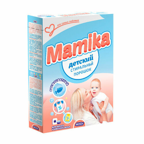 Стиральный порошок Mamika детский, универсальный, 400 гр.