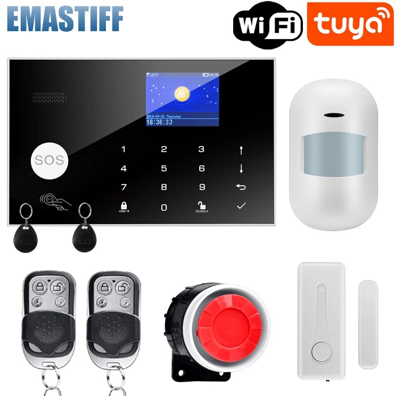 EMastiff WiFi GSM охранная сигнализация, W7B1