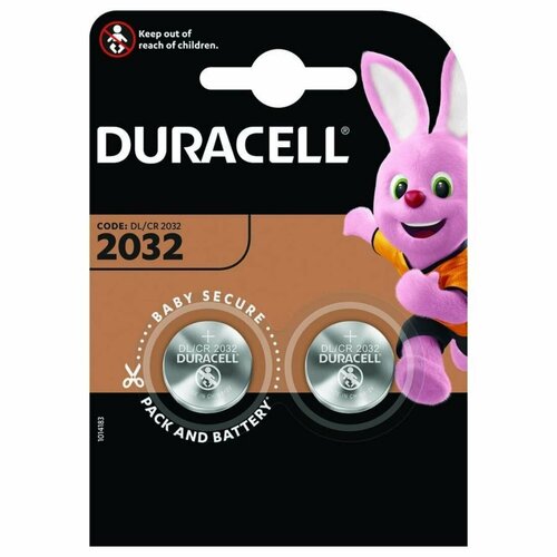 Батарейка Duracell CR2032 Lithium 3В (20 шт.) серебристый