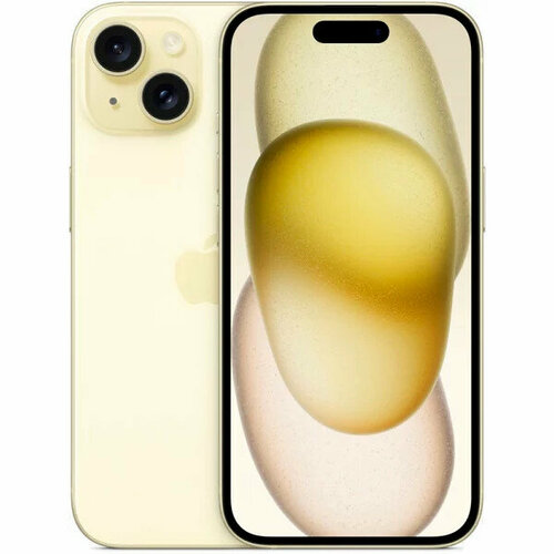 Apple iPhone 15 128Gb Dual nano SIM eSim yellow желтый 100344₽