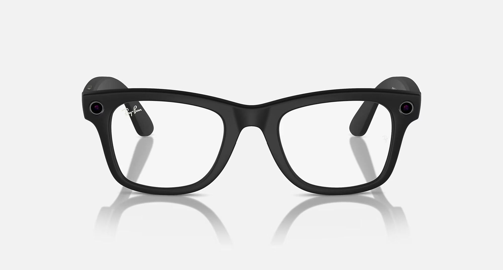 Экшн-очки с камерой Ray Ban WAYFARER Matte Black/Green Transitions 601S1M50 (черный/зеленый переходящий) RW4006 — фото 1