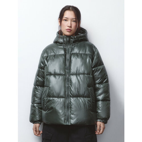 фото Куртка befree basic, размер xs/170, хаки/оливковый