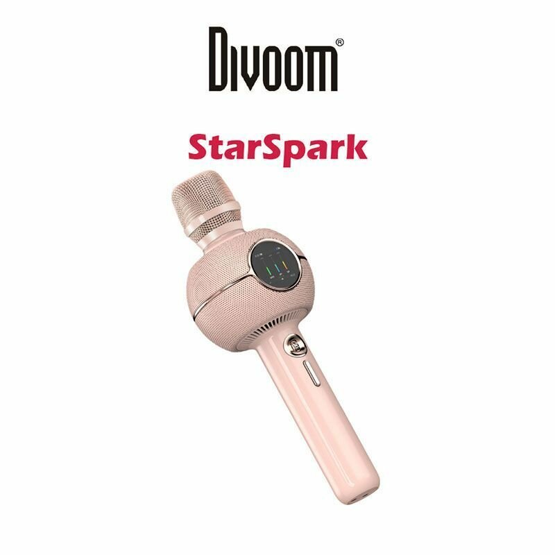Divoom Караоке Bluetooth динамик Bluetooth микрофон, аудиоинтеграция, беспроводной микрофон, ручной динамик StarSpark
