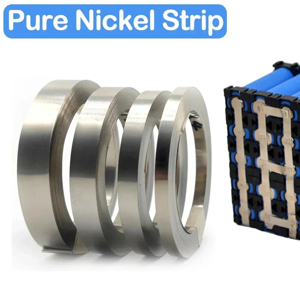 Никелевые полоски для точечной сварки 10 м  10m 0 1X4mm  Nickel Plated Strip