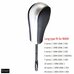 Ручка КПП Matt Silver-Long для BMW E36, E38, E39, E46, E53, E60, E61, E8