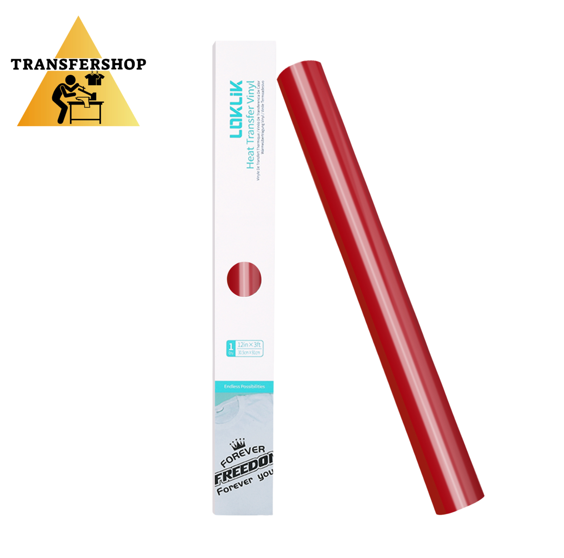 Термотрансферная пленка Красный 30.5см*180см