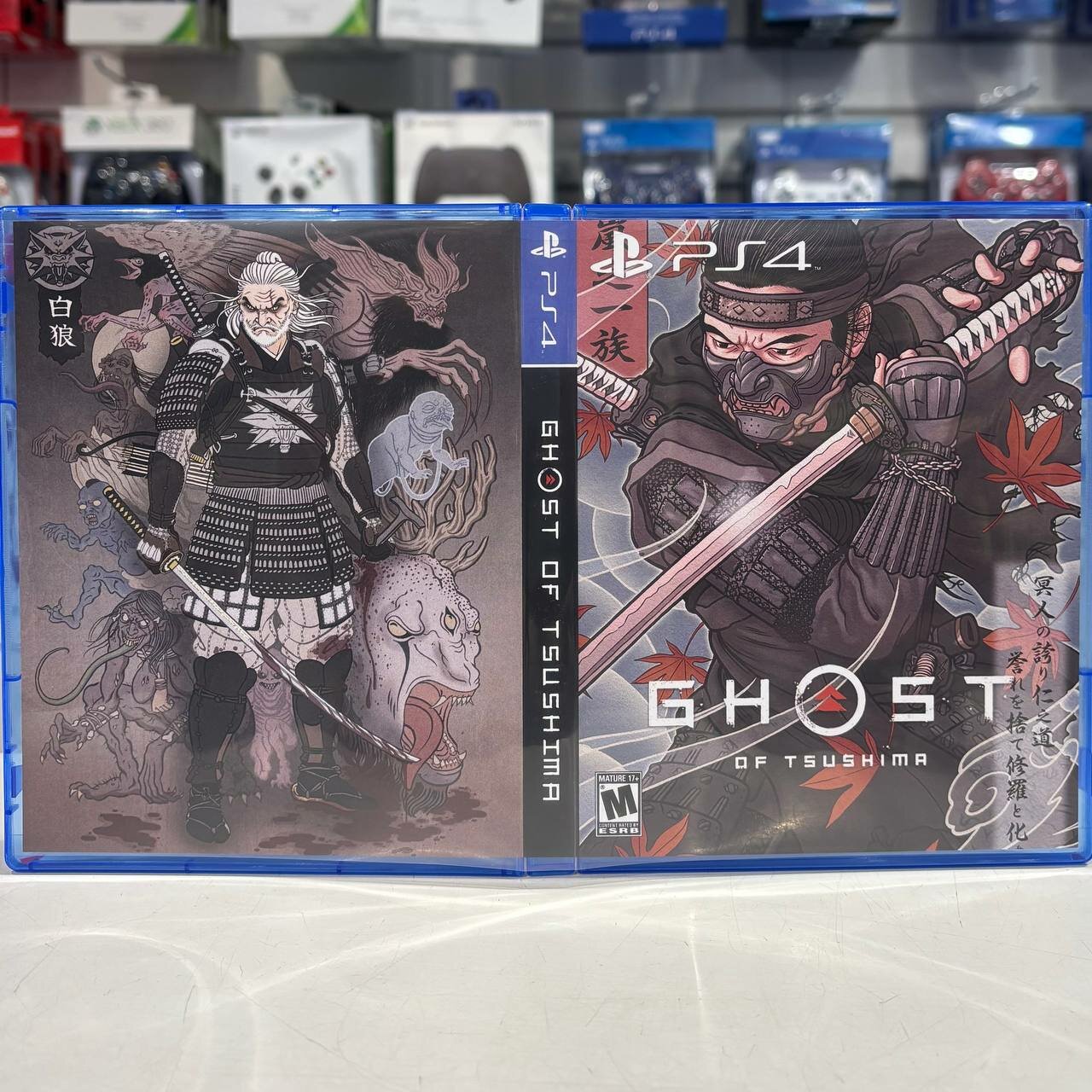 Игра "Ghost of Tsushima/ Призрак Цусимы" PS4 - Кастомная обложка для диска №17