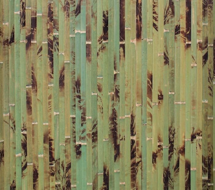 Обои натуральный бамбук зеленая черепаха 1х15 метров