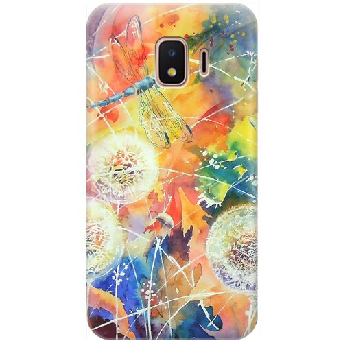 фото Ультратонкий силиконовый чехол-накладка для samsung galaxy j2 core с принтом "одуванчики" gosso