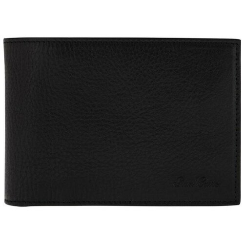 Портмоне Gran Carro, фактура зернистая, черный