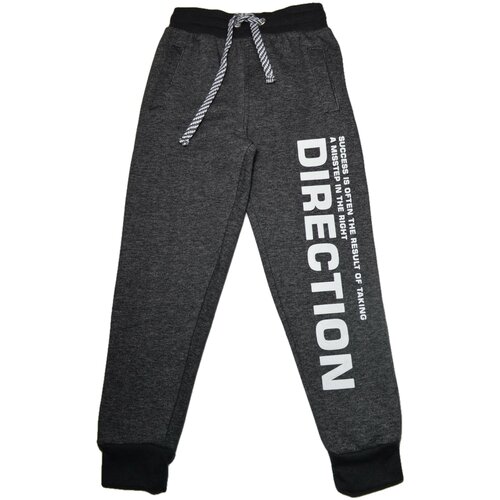 фото Брюки белый слон, размер 140, черный