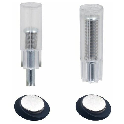 Упор дверной скрытый магнитный VITRUM SPACE Modello2 (Extreza M-72 Magnum F22) черный