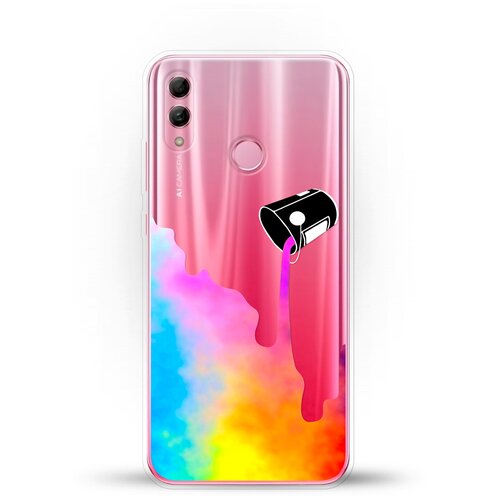 фото Силиконовый чехол краски на honor 10 lite andy & paul