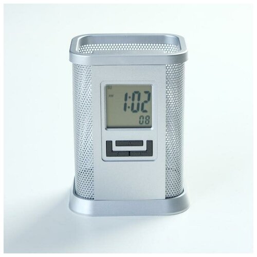 фото Часы-органайзер, с календарём, будильником, секундомером, lr44 yandex market
