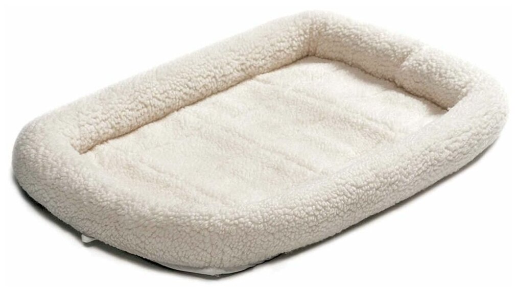 MidWest лежанка Pet Bed флисовая 60х45 см белая - фотография № 3