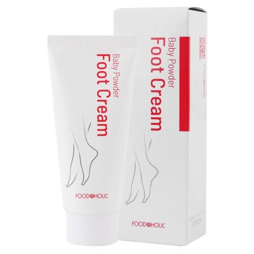 Food a holic baby powder foot cream крем для ног смягчающий, с детской присыпкой,100 гр